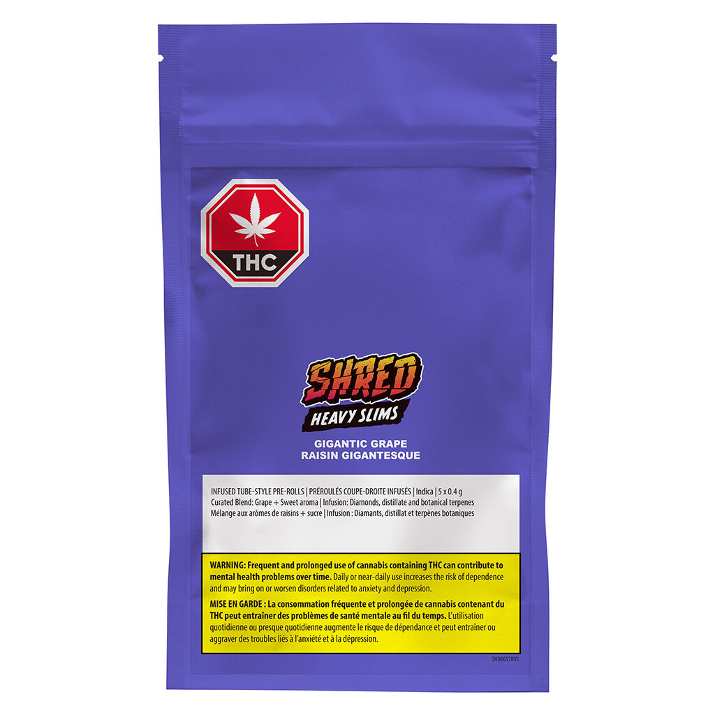 SHRED - Gigantic Grape Heavy Slims - 5x0.4g