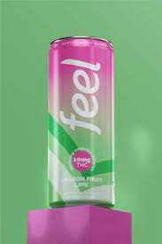 Feel Energy - Dragonfruit Lime - 10mg THC 30mg Caffeine