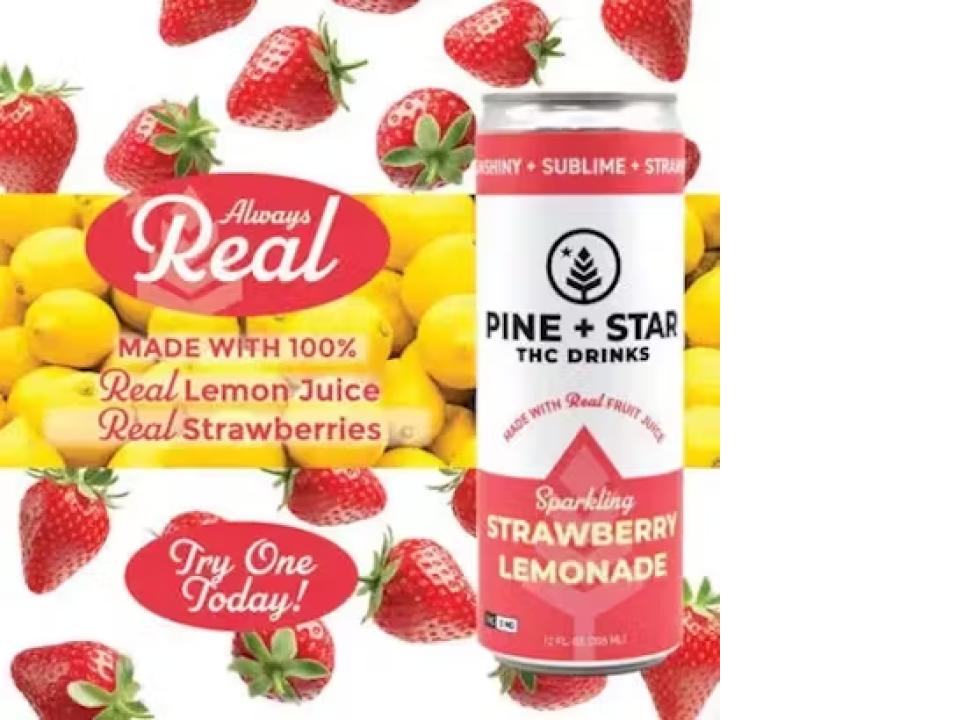 Strawberry Lemonade | Sparkling Beverage | 5mg* product photo