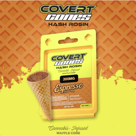 Covert Cups - 200mg Hash Rosin Cones Expresso