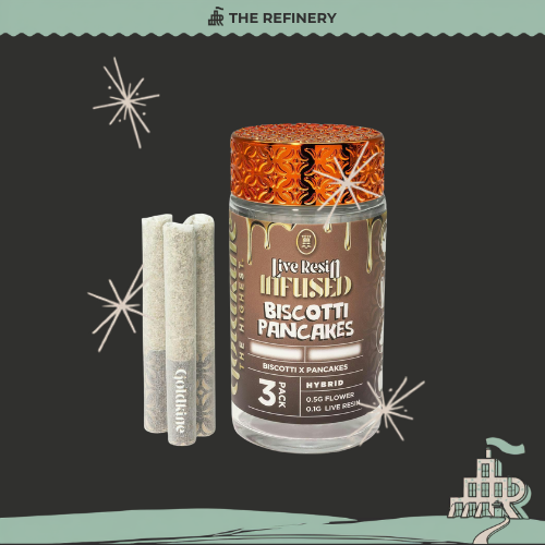 BISCOTTI PANCAKES | LIVE RESIN INFUSED | 3PK | 1.8G