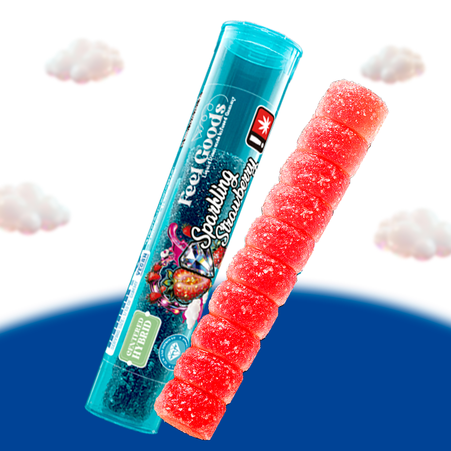 Sparkling Strawberry Gummy Straw