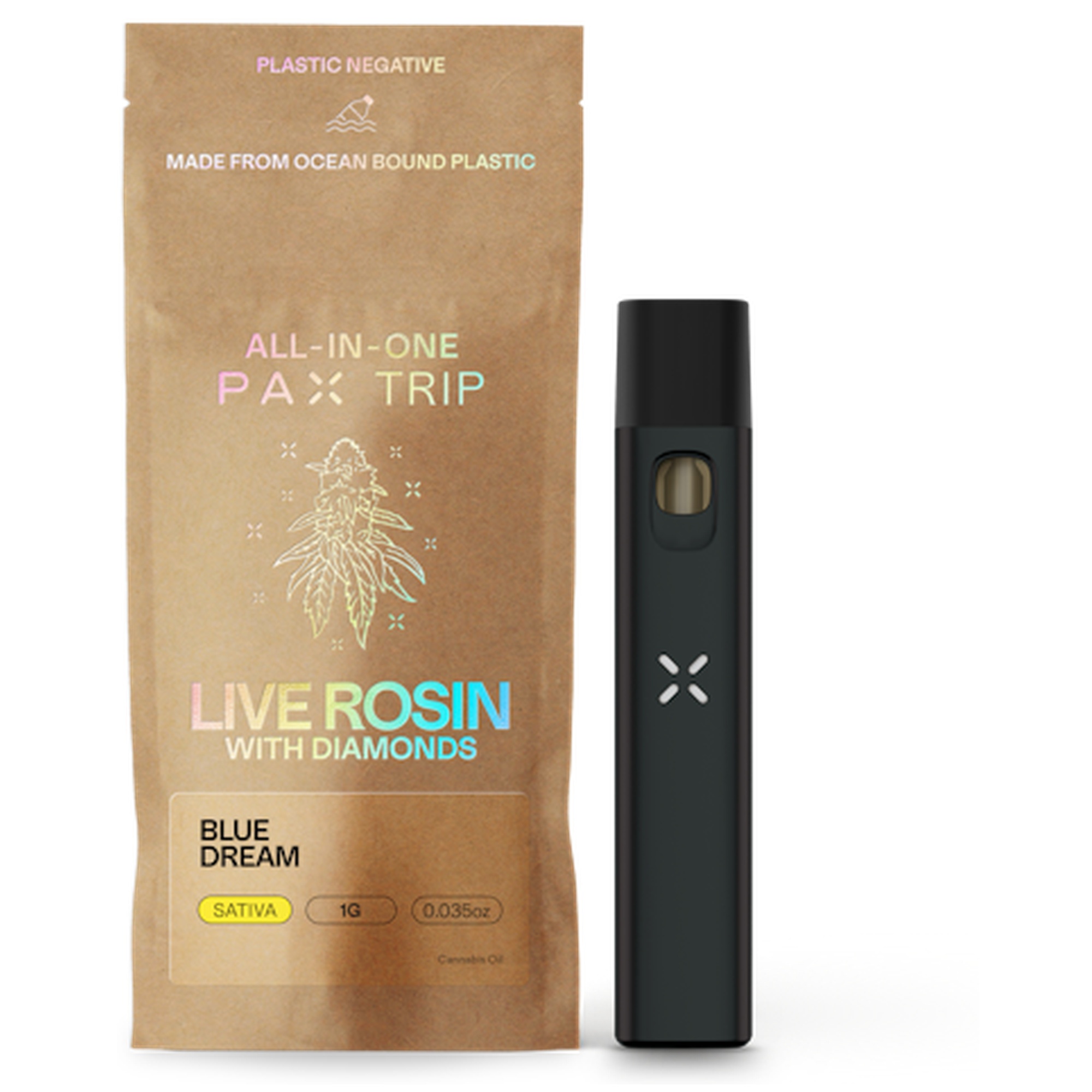 Blue Dream - Live Rosin with Diamonds AIO - 1g