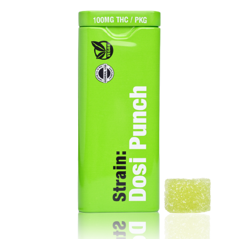 Drops: Lime (Dosi Punch) 20pk/100mg - Rosin Gummies