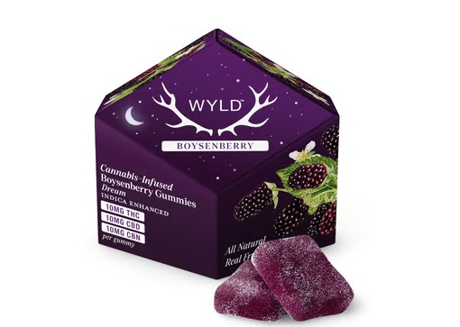 Wyld - Boysenberry 1:1:1 THC:CBD:CBN Infused Gummies 10pk - 100mg