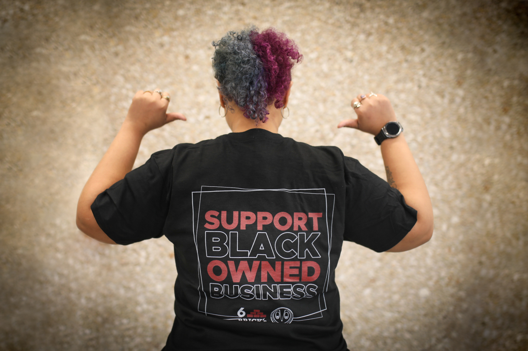 Support Black Owned Businesses T-Shirt (S)