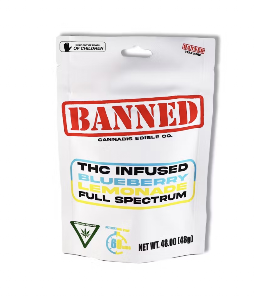 Banned: Blueberry Lemonade Gummies 200mg