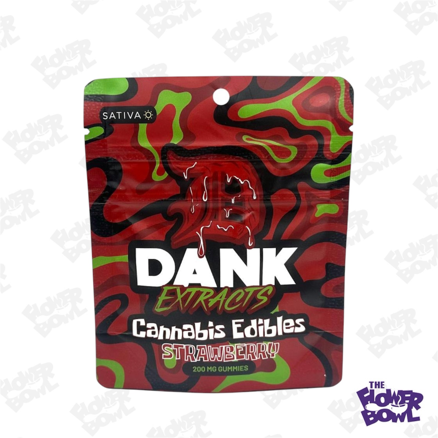 Dank: Strawberry (S) 200mg Gummies