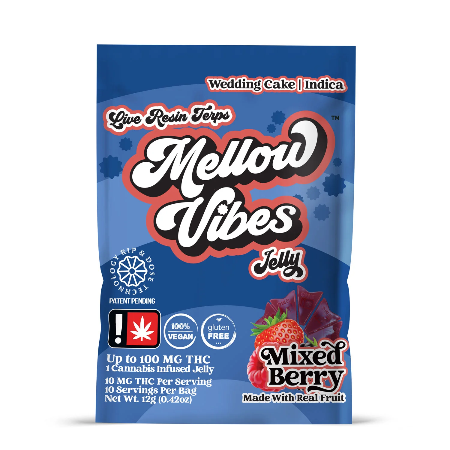 Mellow Vibes | Mixed Berry | Jelly | 100MG |