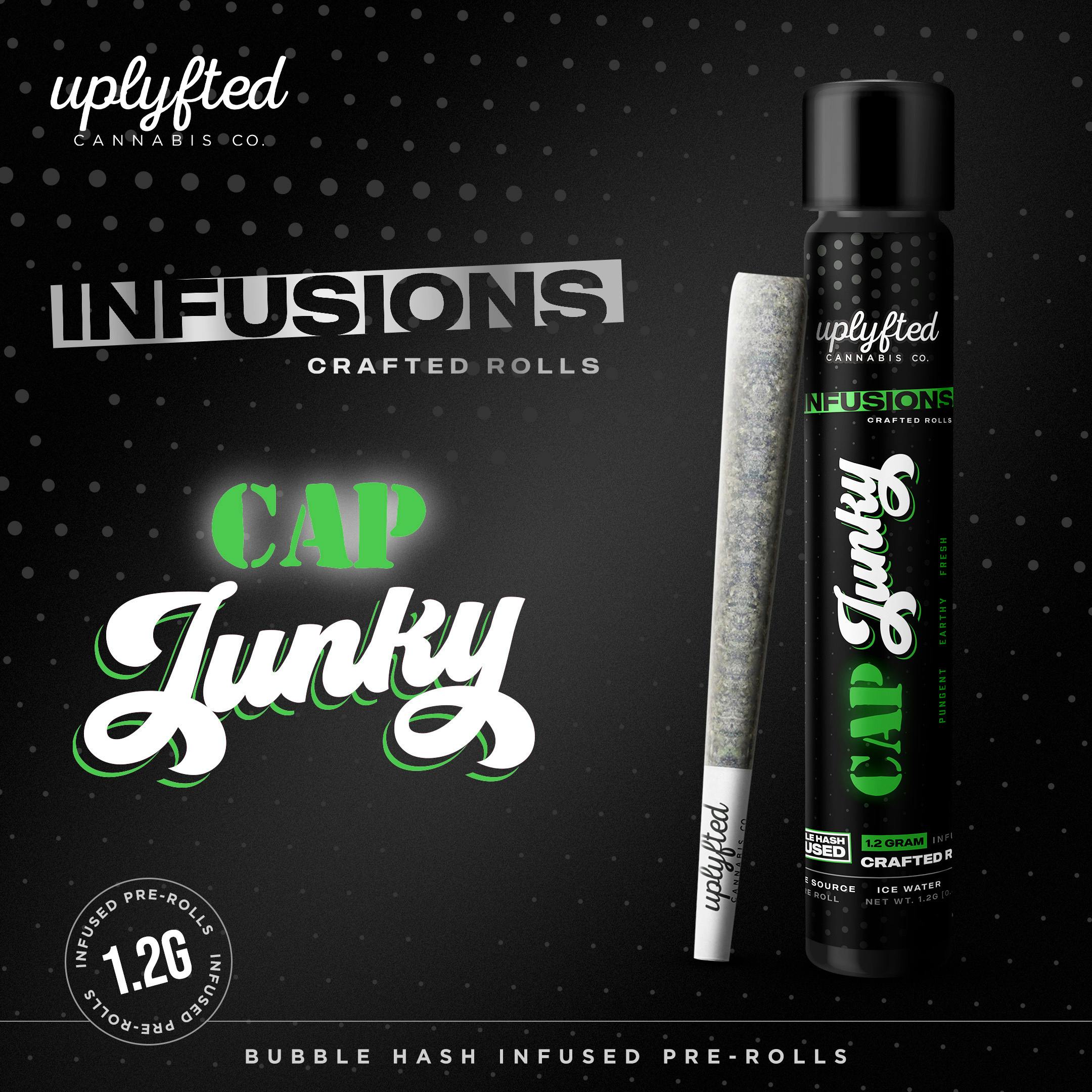 Cap Junky 1.2G Bubble Hash Infused Pre-Roll