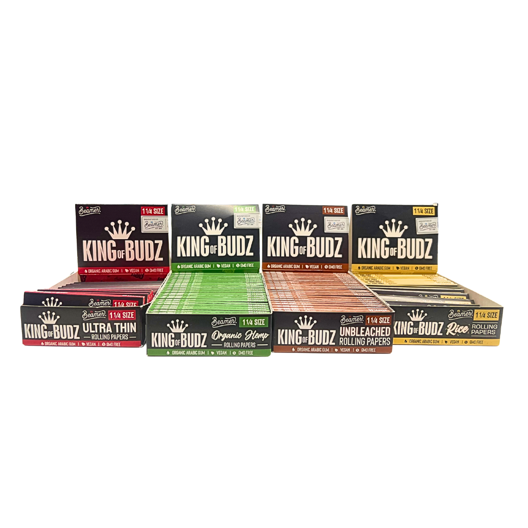King Of Budz - 1 1/4 Unbleached Rolling Papers