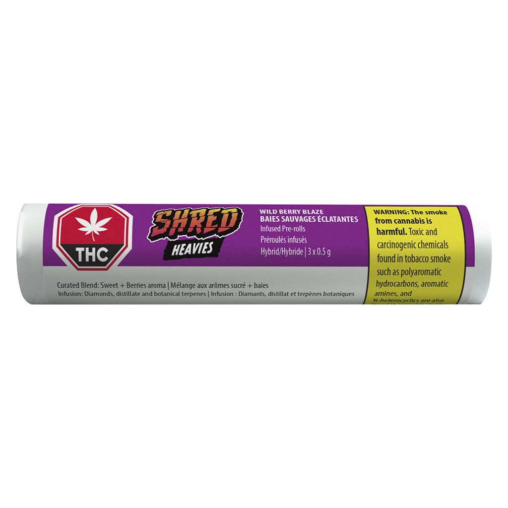 SHRED - Wild Berry Blaze Heavies Diamond & Disty Infused PRJs - 3x0.5g