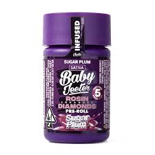 Baby Jeeter - Sugar Plum - 5 x Rosin Infused Prerolls