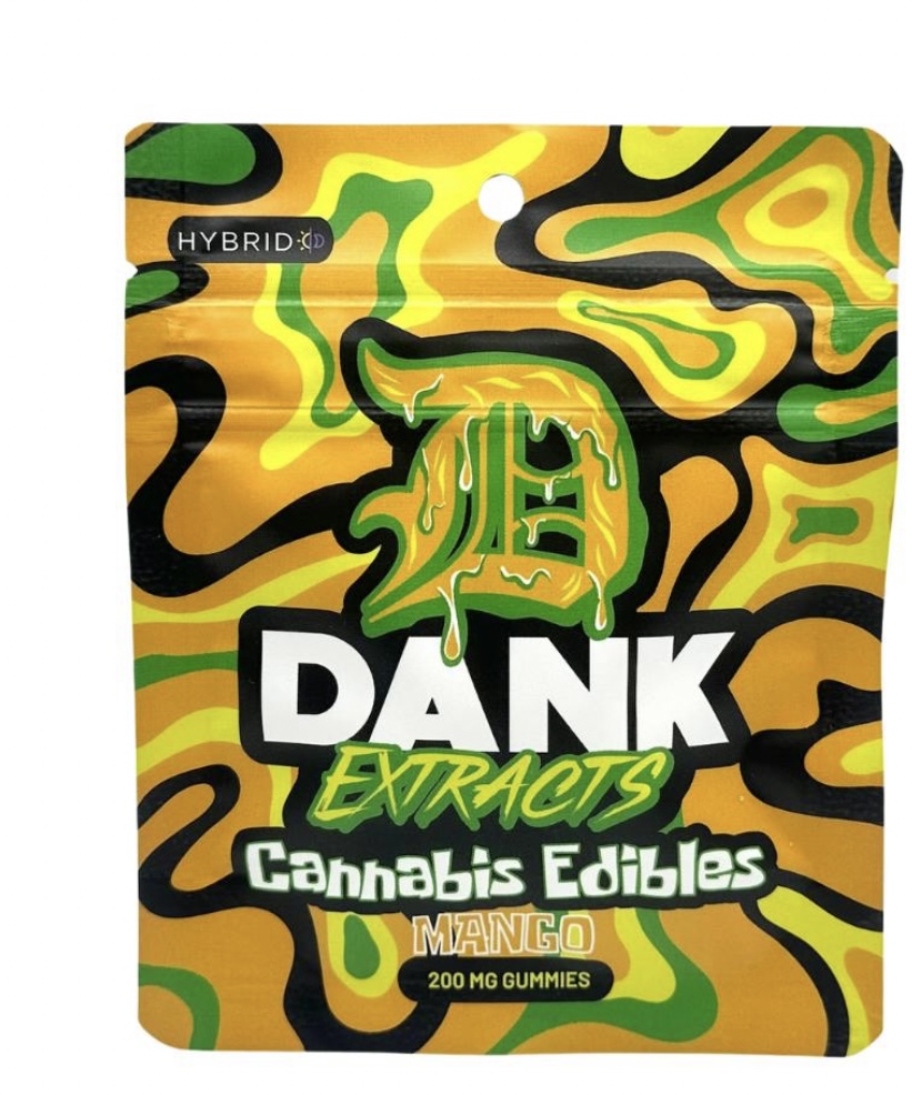 Dank: Mango (H) 200mg Gummies