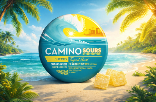 Camino Sours 10:5 'Energy' Tropical Burst Gummies [10pk]
