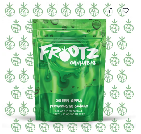 Apple Gummies (10 x 20mg) 200mg