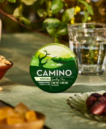 Camino | Sparkling Pear | Infused Edible | 40mgTHC:120mgCBD | Hybrid