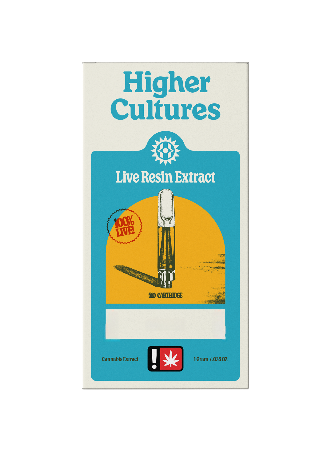 HIGHER CULTURES - VAPE LIVE RESIN - 1G - SATIVA - LEMON VUITTON