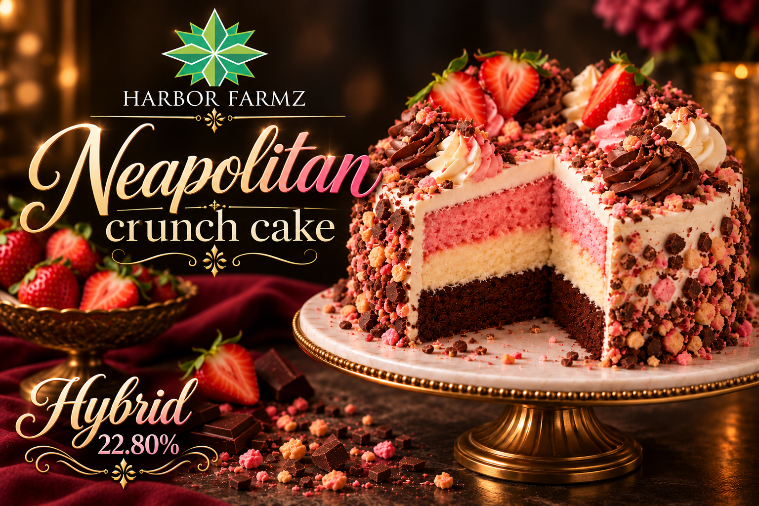 Neapolitan Crunch Cake | BULK