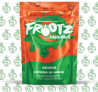 Orange Gummies (10 x 20mg) 200mg