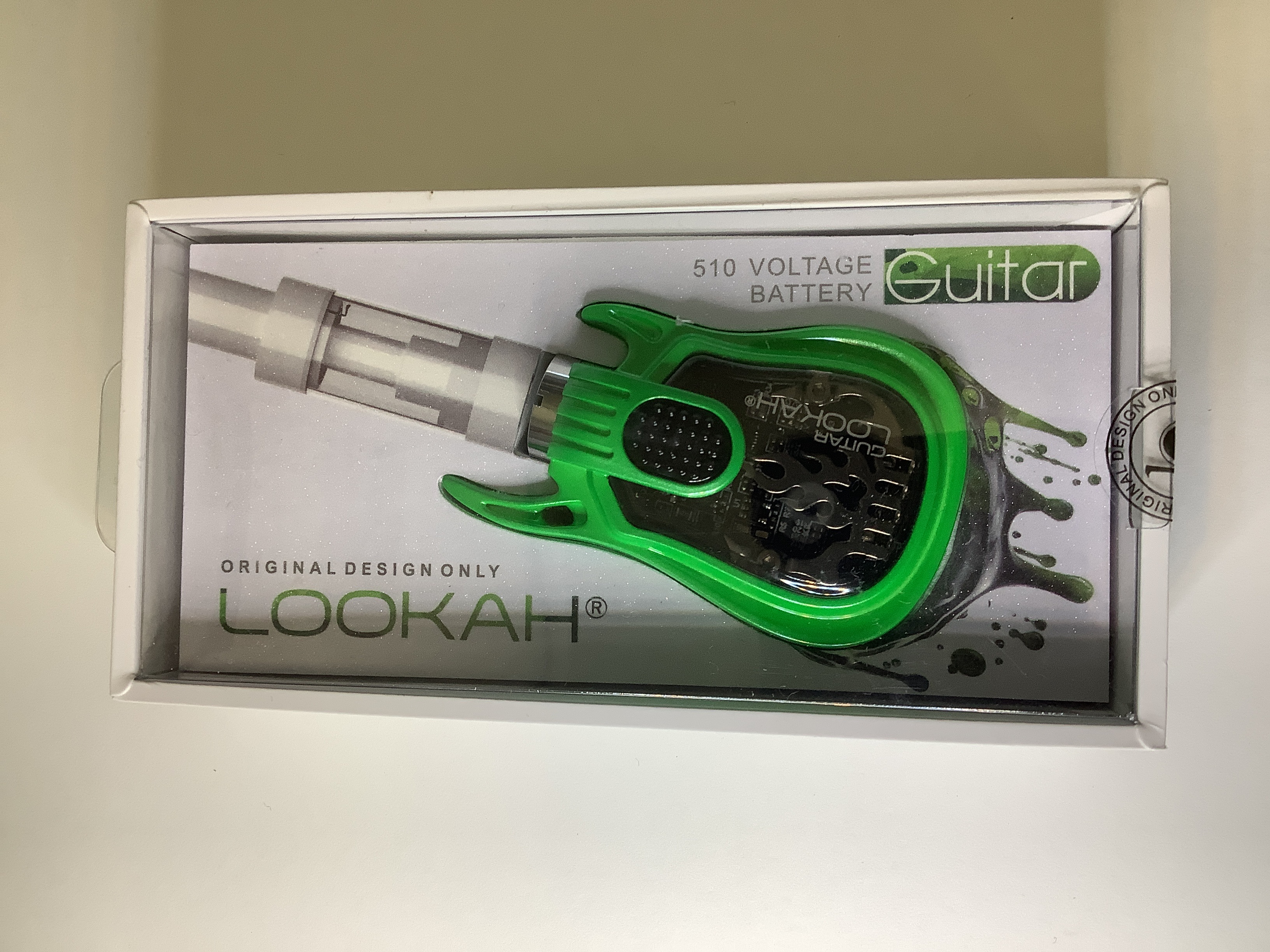 Guitar Variable Battery Green Paraphernalia