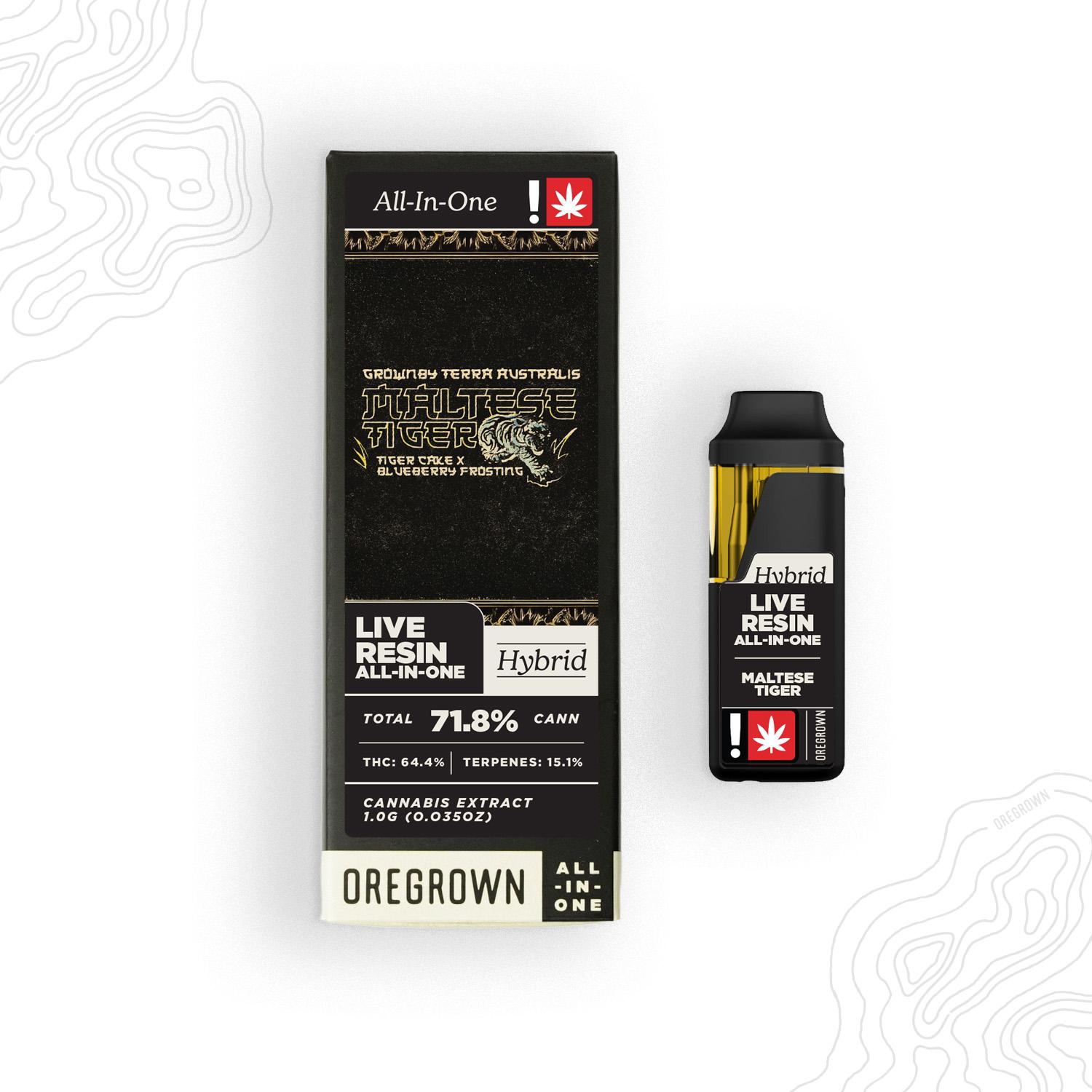 Maltese Tiger | Live Resin All-In-One | 1g