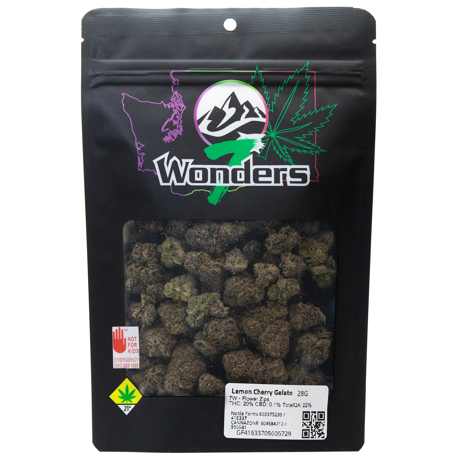 7 Wonders: Lemon Cherry Gelato (H) at Cannazone (Seattle)