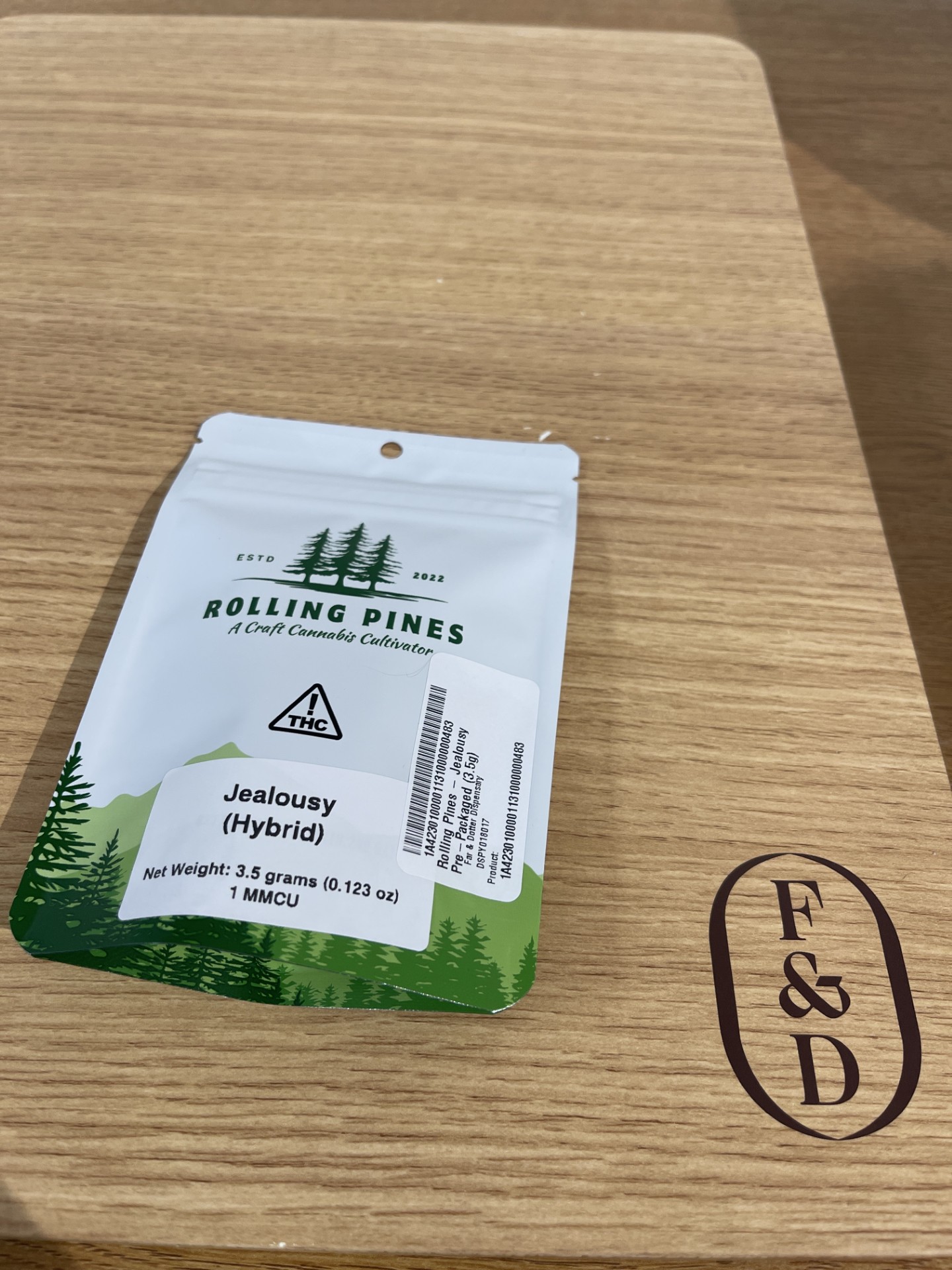 Rolling Pines - Jealousy (3.5g)