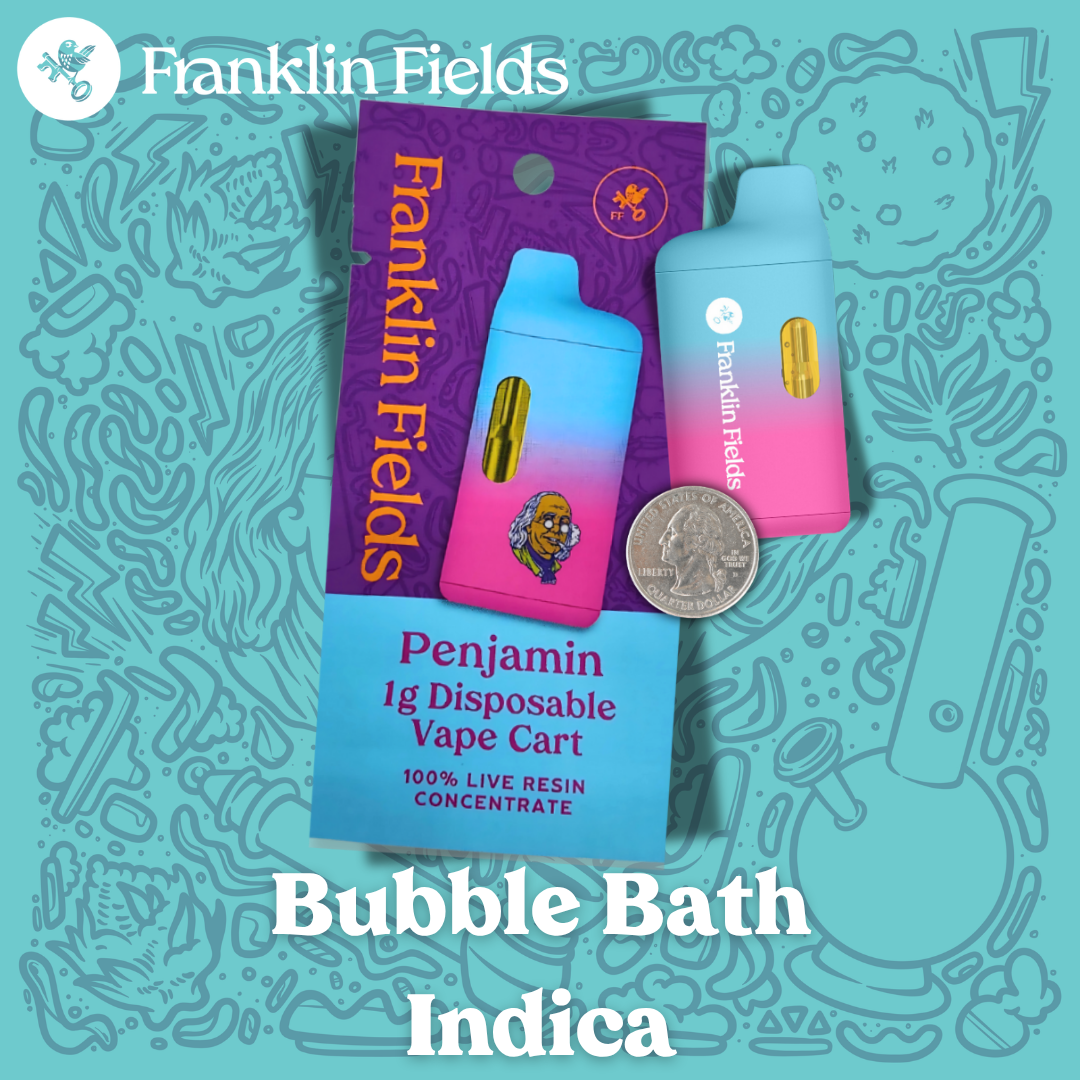 Franklin Fields Penjamin Bubble Bath Live Resin Disposable 1g