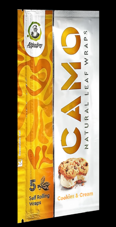 Camo - Cookies & Cream - 5pk - Hemp Wraps