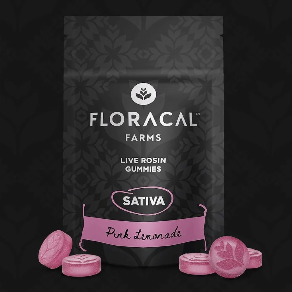 FLORACAL Gummies 100mg Solventless: Pink Lemonade 10pc
