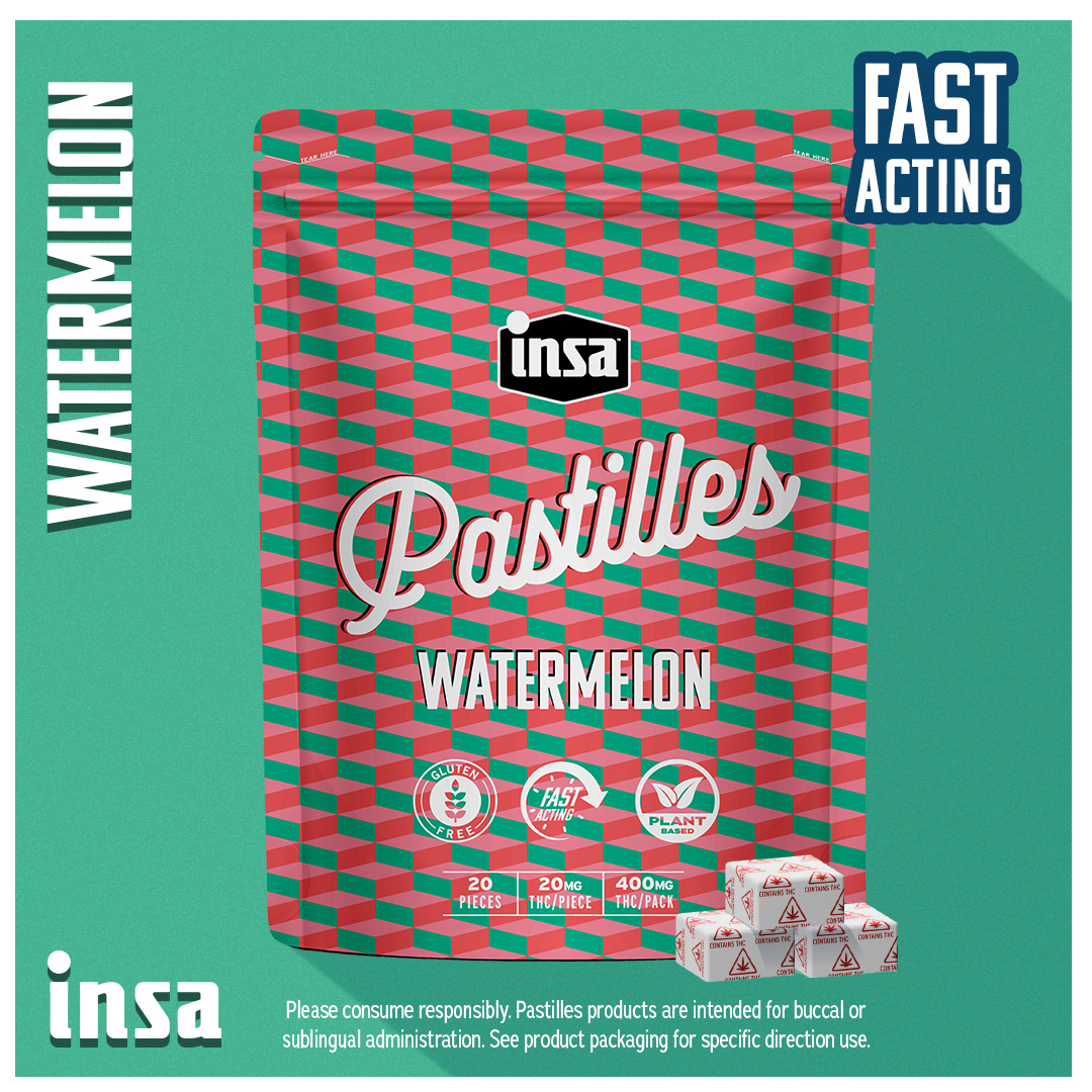 Watermelon Diamond Infused Pastilles 20ct/20mg