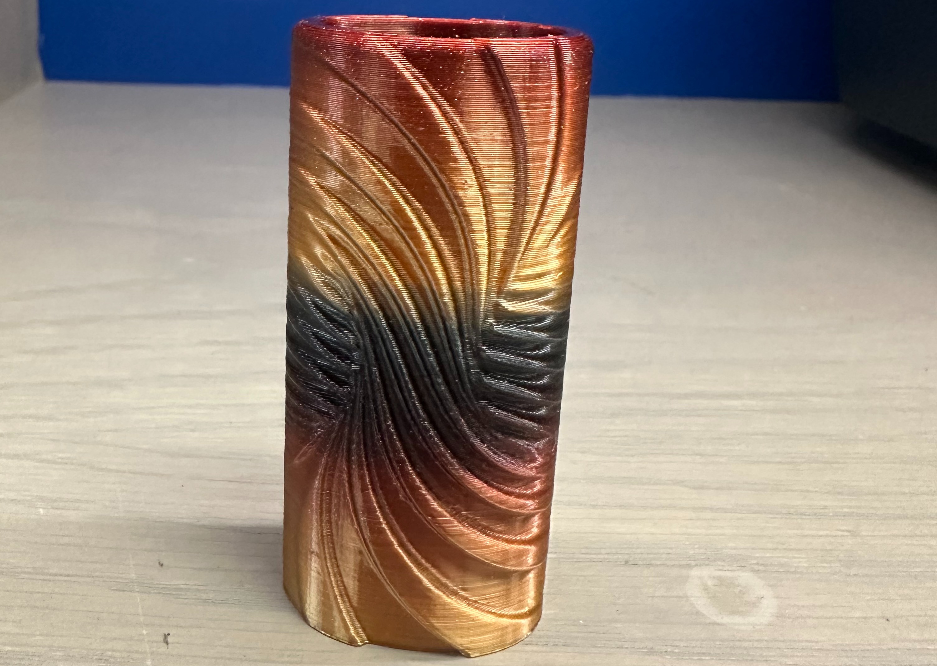 HighByDesign Bic Lighter Case Endless Funnel Edition-Solar Flare