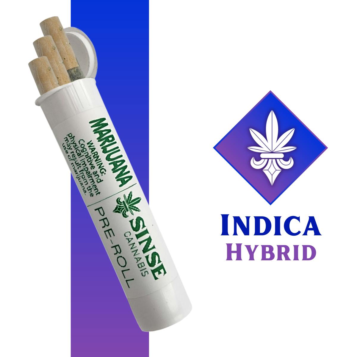 SINSE PRE-ROLL PACK HASH BURGERS (I/H) [3PK]