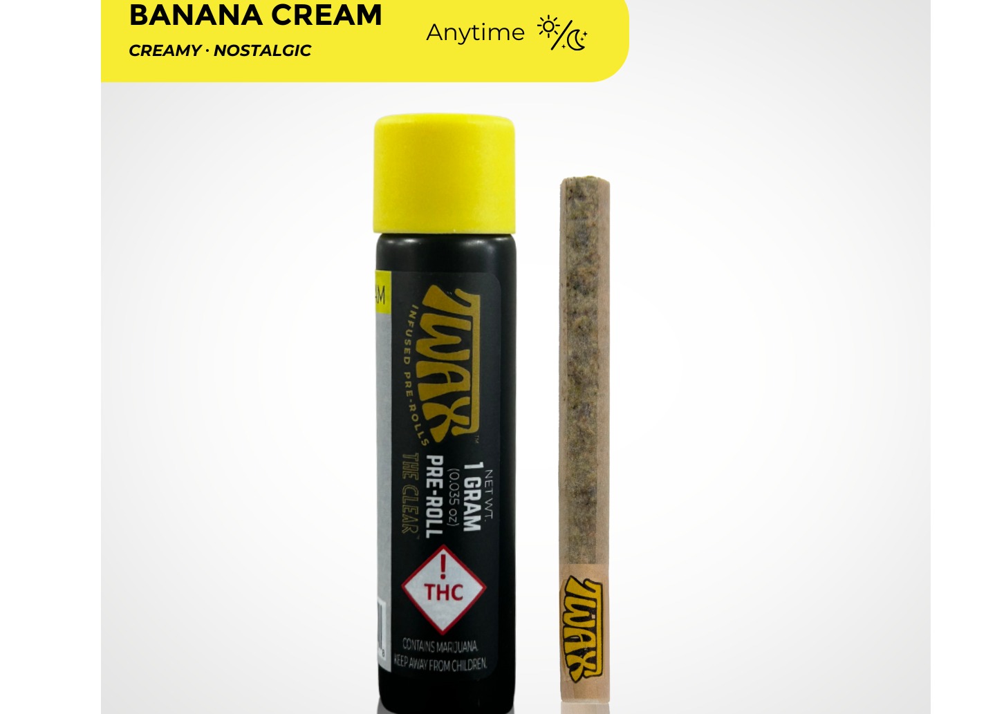 TWAX Pre-Roll 1pk/ Infused- Banana Cream