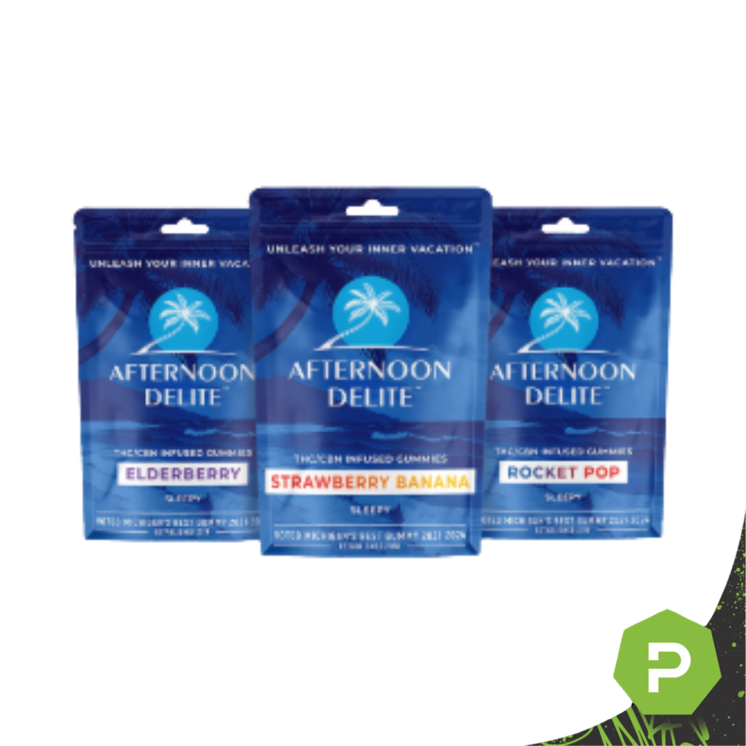 Afternoon Delite | 200mg Gummies 2pk | Elderberry 2:1 THC:CBN