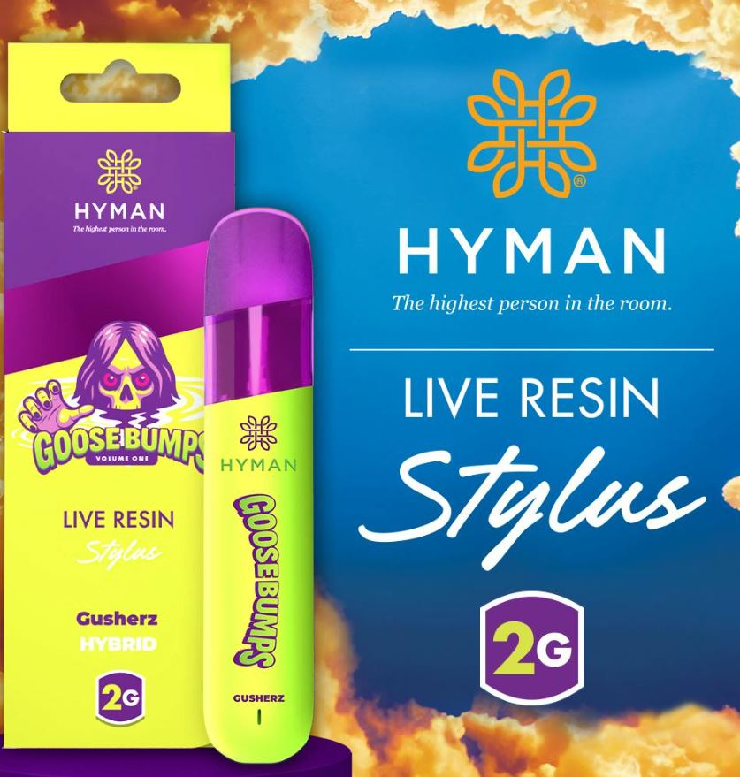 Disposable | Live Resin Stylus | Goosebumps | 2g | Hyman