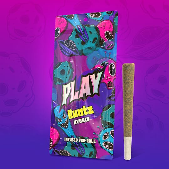 Play | Blue Runtz | 1.2g Infused Pre-Roll