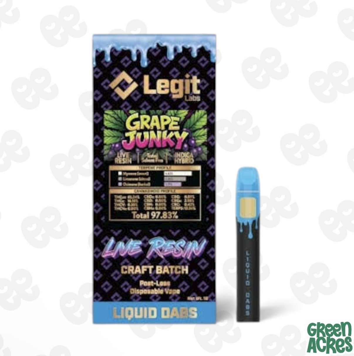 Grape Junky 1G Vape Disposable