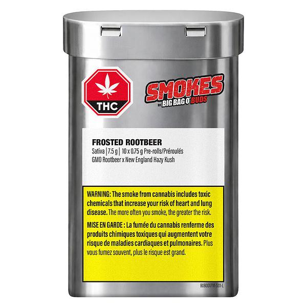 BBOB Smokes Frosted Root Beer 10 x 0.75g Pre-Roll