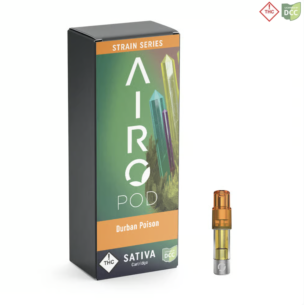 Airo | Durban Poison "Strain Series" (Distillate) Pod 1g | Sativa