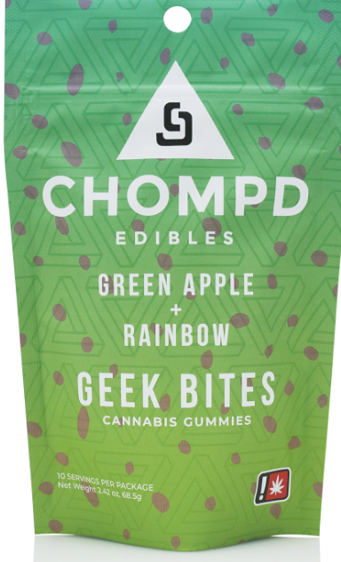 Geek Bites Green Apple Rainbow