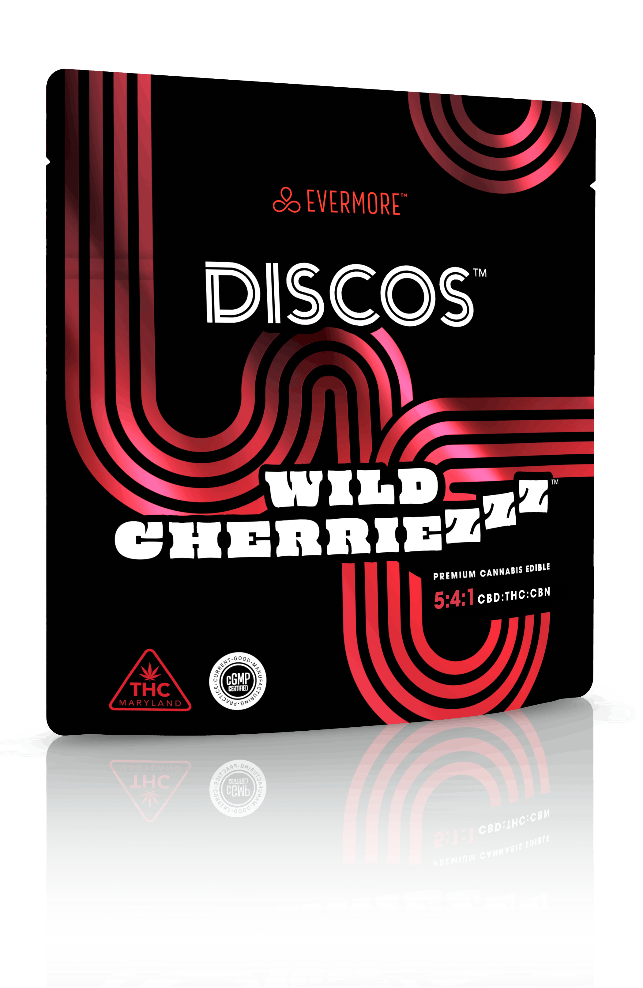 Wild Cherriezzz Discos 5:4:1 CBD:THC:CBN (40mg/400mg) (Evermore) (Medical Only)