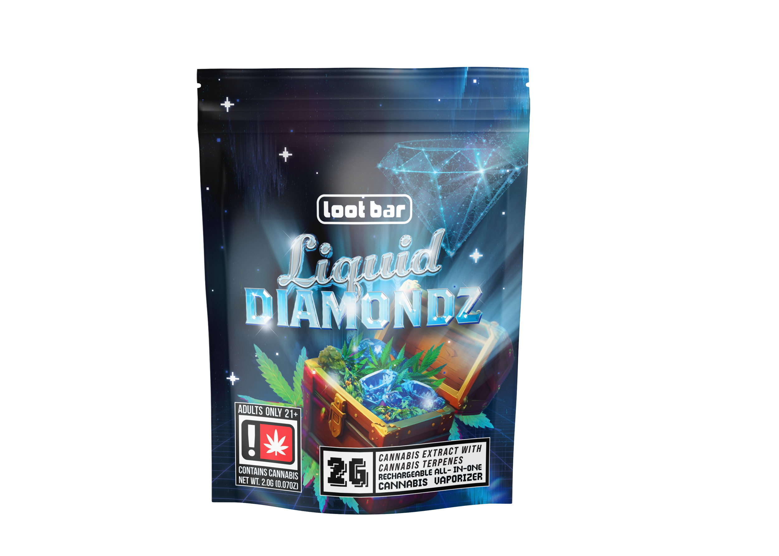 DISPOSABLE - LIQUID DIAMONDZ - 2G - SATIVA - PANAMA SPICE