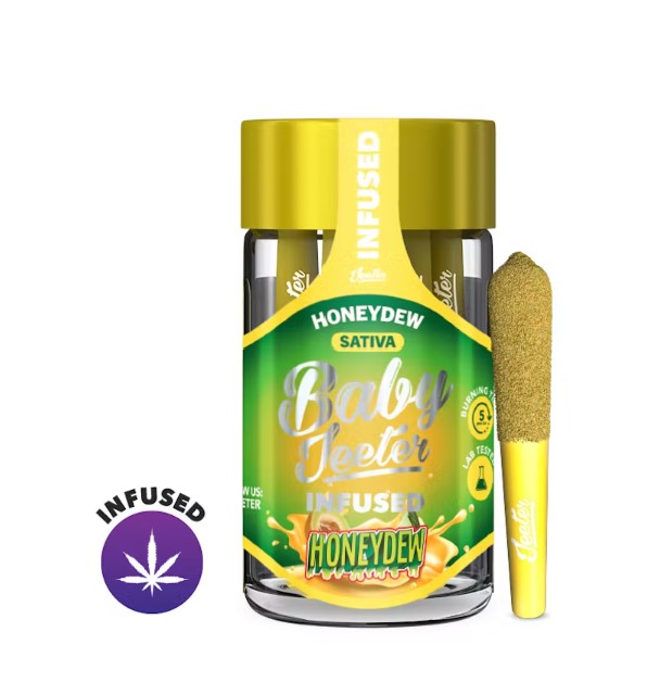 Jeeter - .5g Pre Roll - 5pk Baby Jeeter Honeydew Sativa