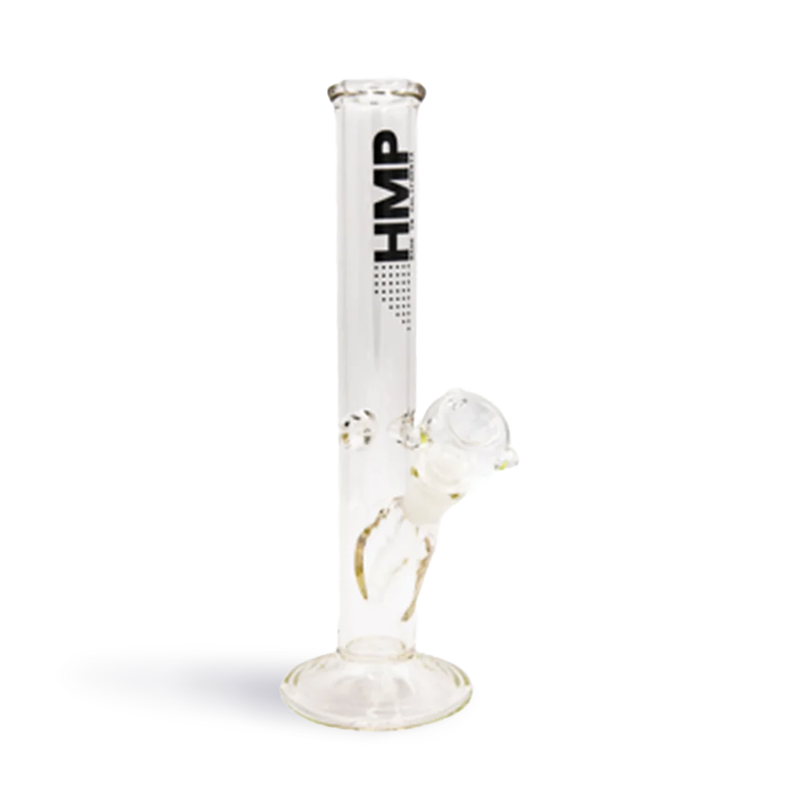 12" Straight Clear Glass Waterpipe