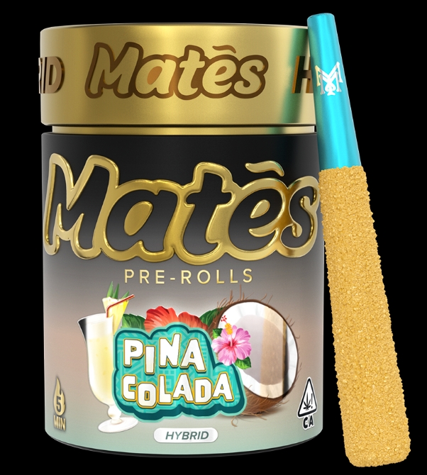 MuhaMeds - Mates Infused Pre-Roll - x 5 pk - Pina Colada