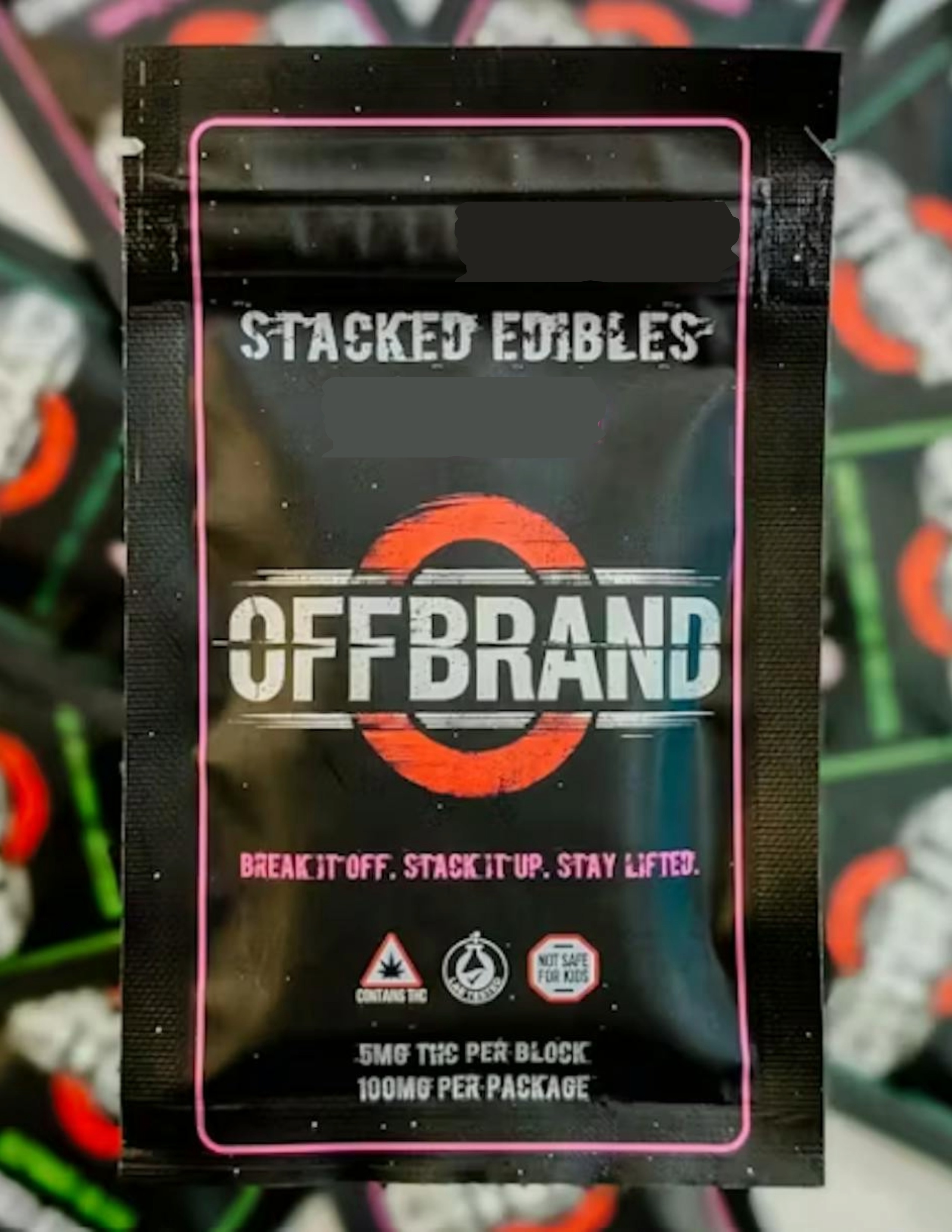 100mg 2pk Offbrand Gummies - Prickly Pear Pineapple