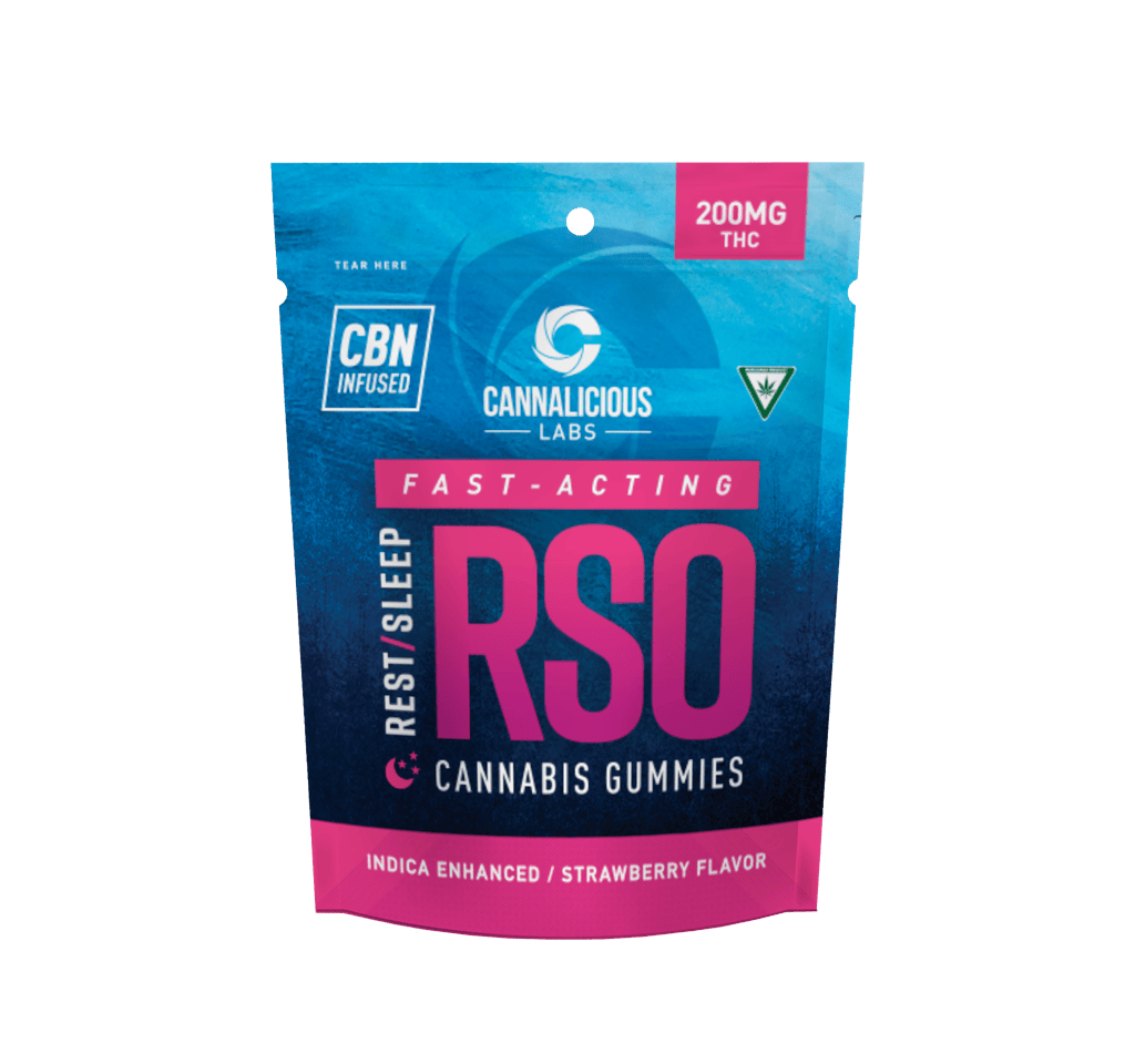 RSO Rest Gummy - Strawberry - Indica - HD 200mg
