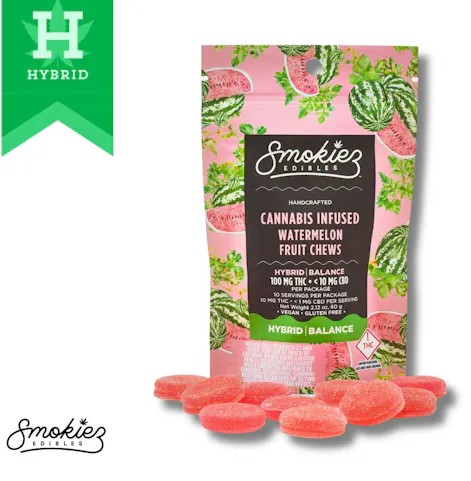 (28651) Watermelon Fruit Chews 10Pk
